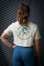 Load image into Gallery viewer, UGD Apparel &#39;SWINGS &amp; ROUNDABOUTS&#39; Ladies Loose Fit Cropped Tee
